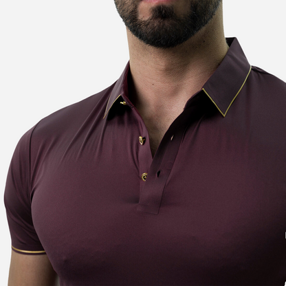 Playera Caballero Barocco Burgundy