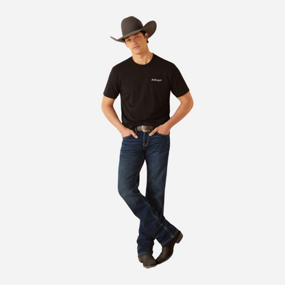 Playera Caballero Ariat Black