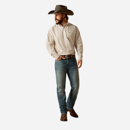 Camisa Caballero Ariat White