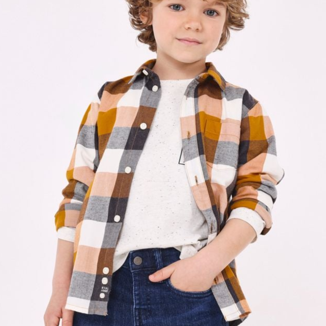 Camisa Niño Mayoral Ocre