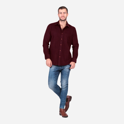 Camisa Caballero Bobois Vino