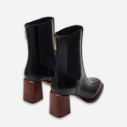 Bota Dama Steve Madden Downtown Black Leat