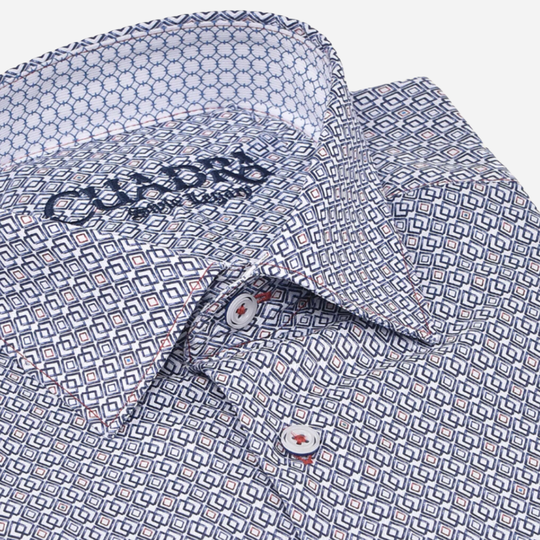 Camisa Caballero Cuadra Azul