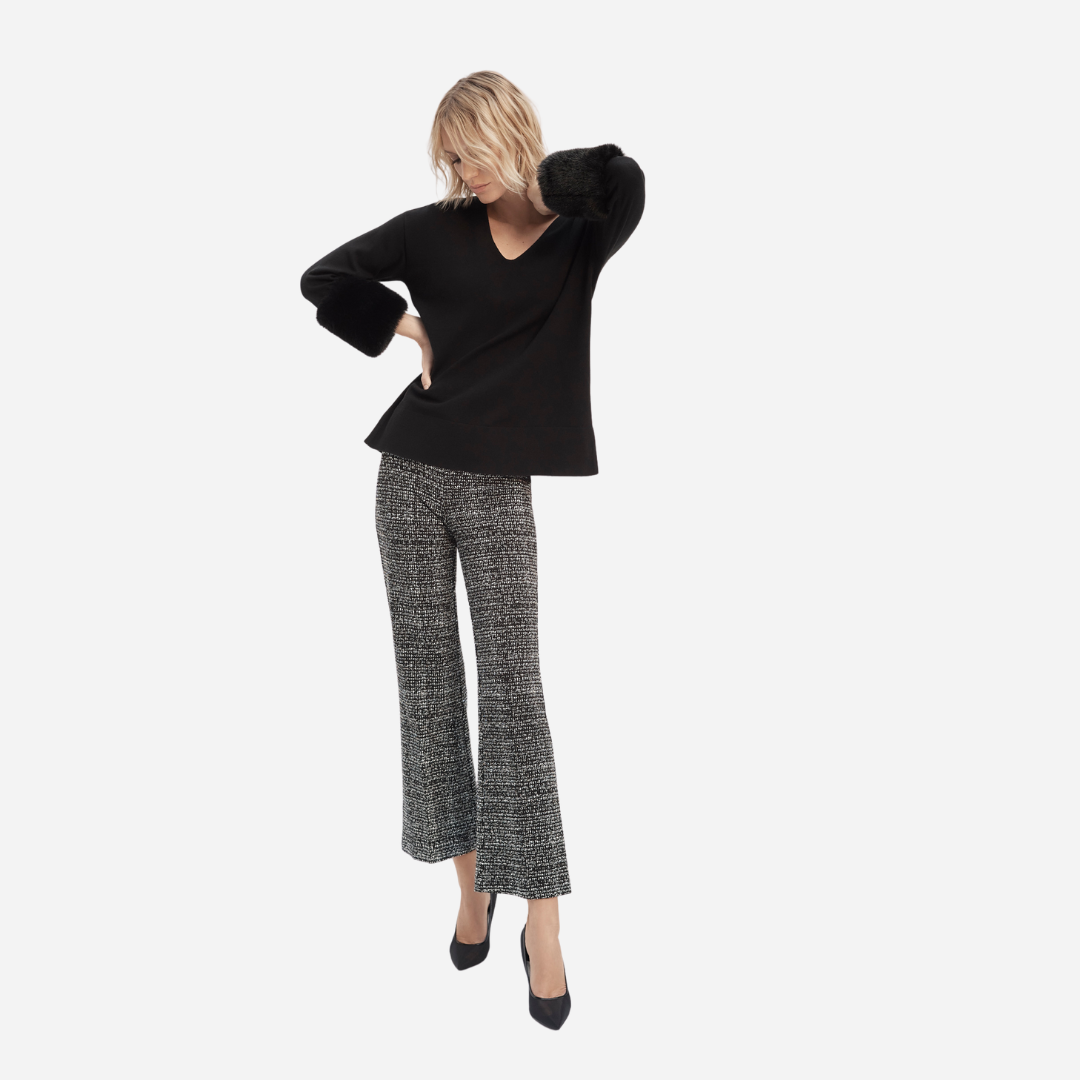 Pantalon Dama Joseph Ribkoff Black Off White