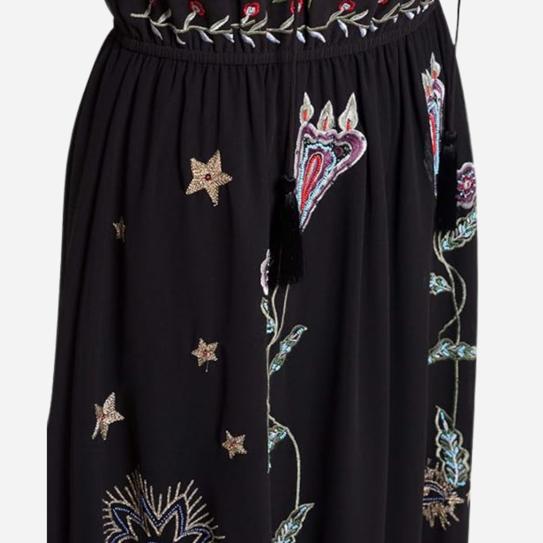 Vestido Dama Desigual Negro