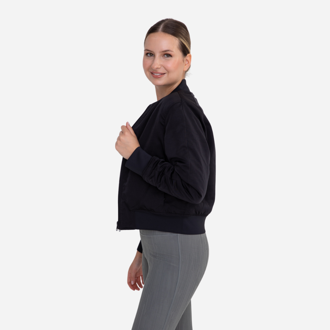 Chamarra Dama Mono B Black