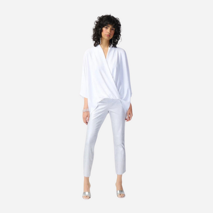 Pantalon Dama Joseph Ribkoff White Silver