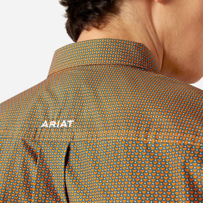 Camisa Caballero Ariat Rush-Blue