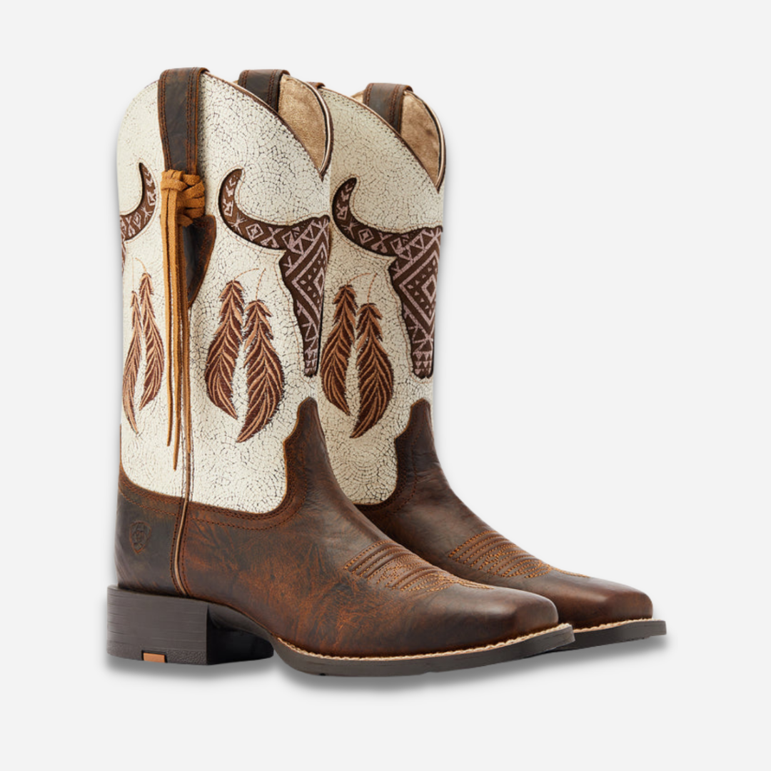 Bota Dama Ariat Barn-Brown