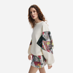 Sueter Dama Desigual Hueso