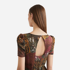 Vestido Dama Desigual Verde