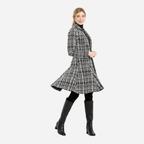 Saco Dama Joseph Ribkoff Black White