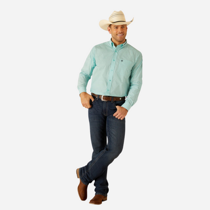 Camisa Caballero Ariat Light-Aqua