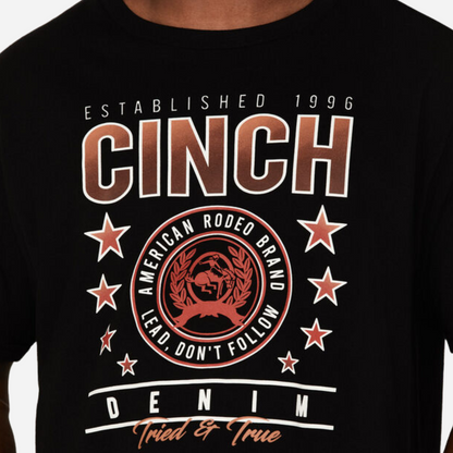 Playera Caballero Cinch Black