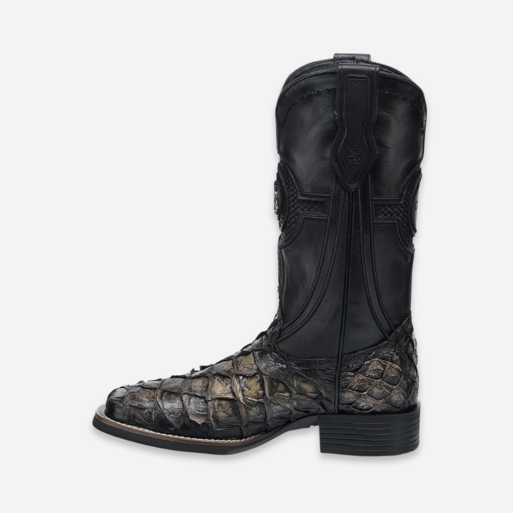 Bota Caballero Cuadra Negro