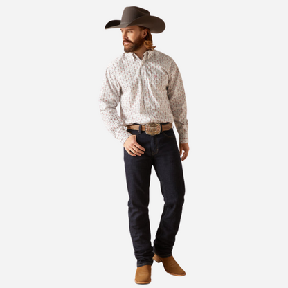 Camisa Caballero Ariat White