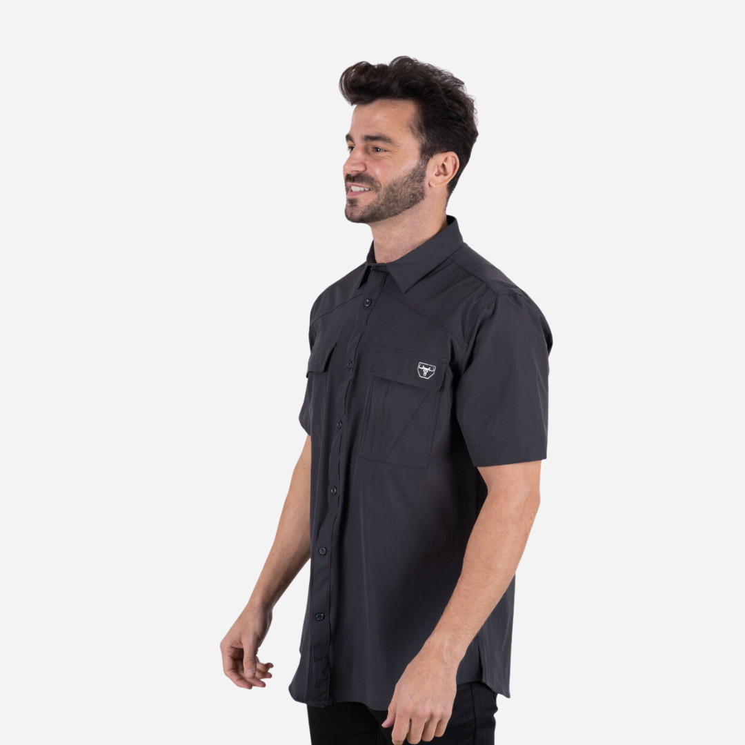 Camisa Caballero Platini Matte-Black