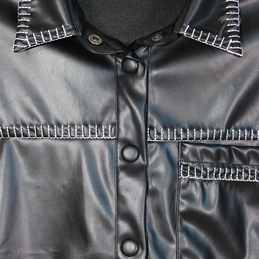 Camisa de Dama Strut&Bolt Black/White