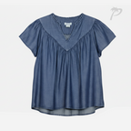 Blusa de Dama Ariat Medium-Blue