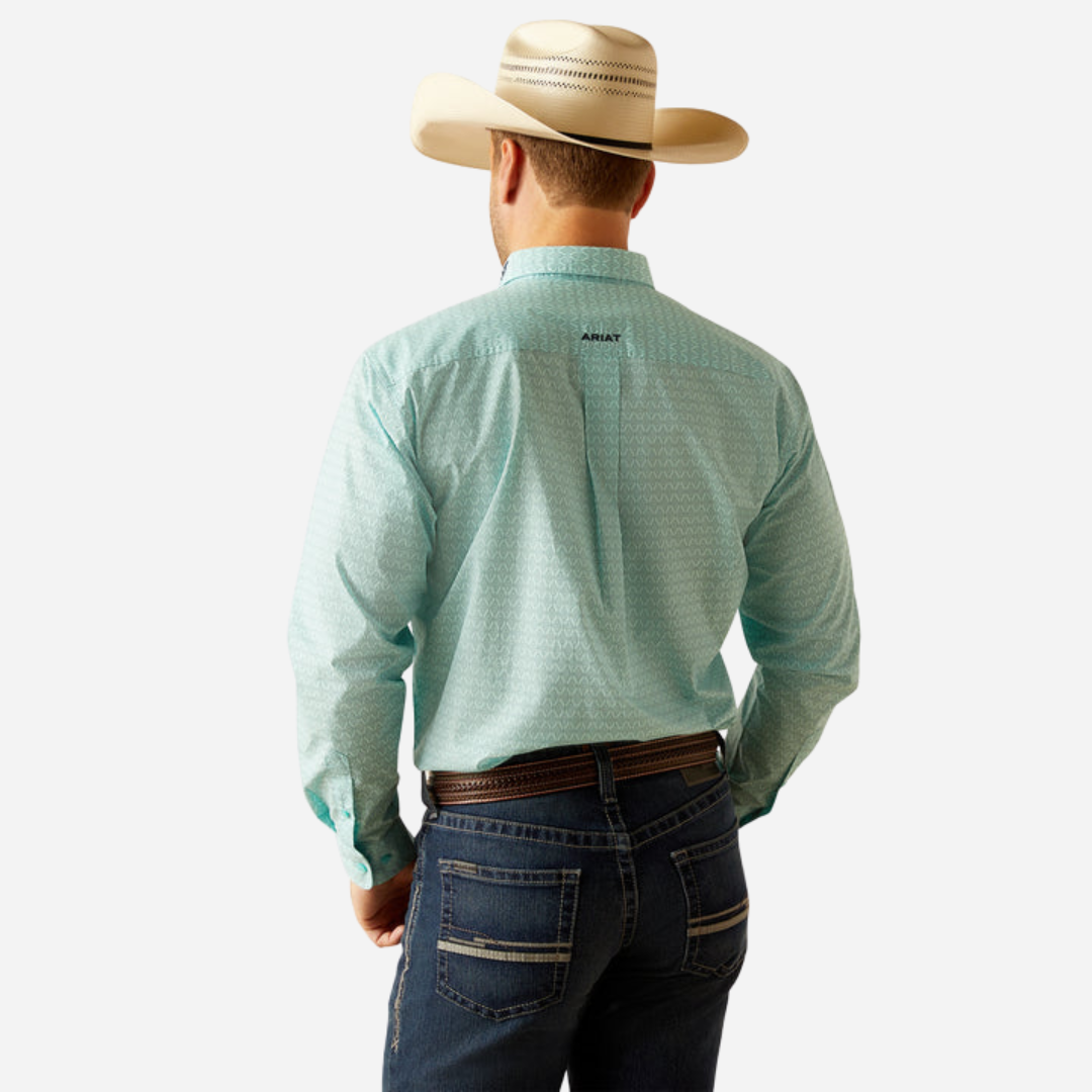 Camisa Caballero Ariat Light-Aqua