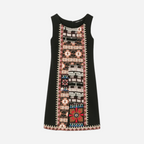 Vestido Dama Desigual Negro