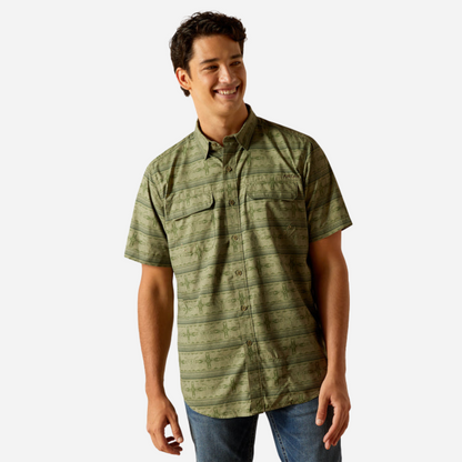 Camisa Caballero Ariat Leaf-Clover