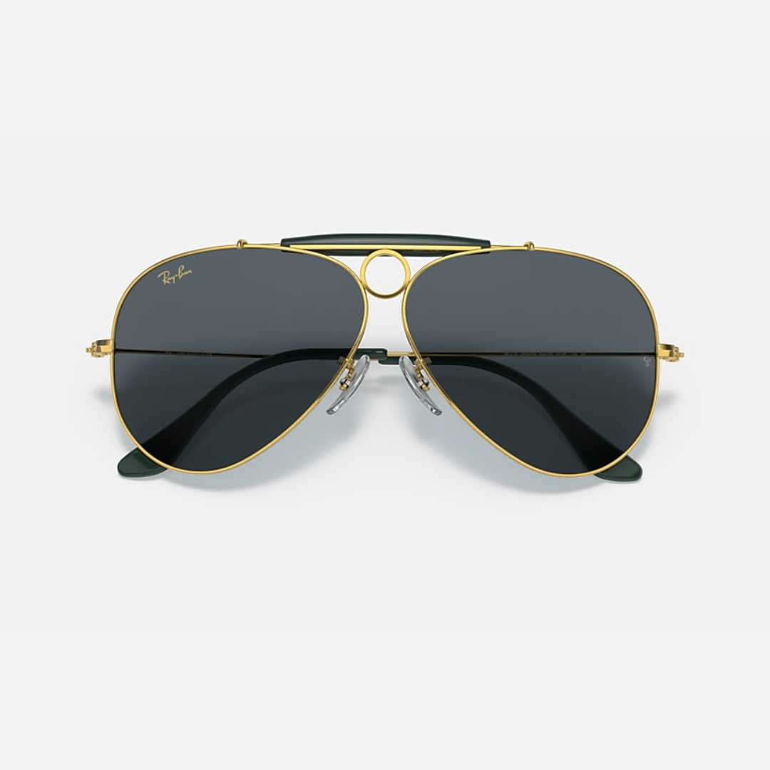 Lente Caballero Rayban Legend Gold Blue