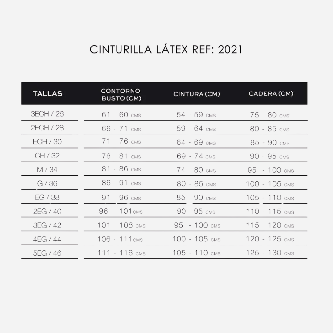 Faja Dama Ann Chery Cinturilla Black