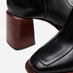 Bota Dama Steve Madden Downtown Black Leat