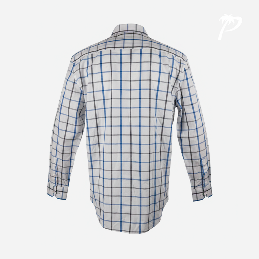 Camisa Caballero Fariani White Blue