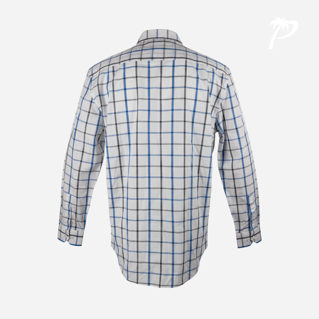 Camisa Caballero Fariani White Blue