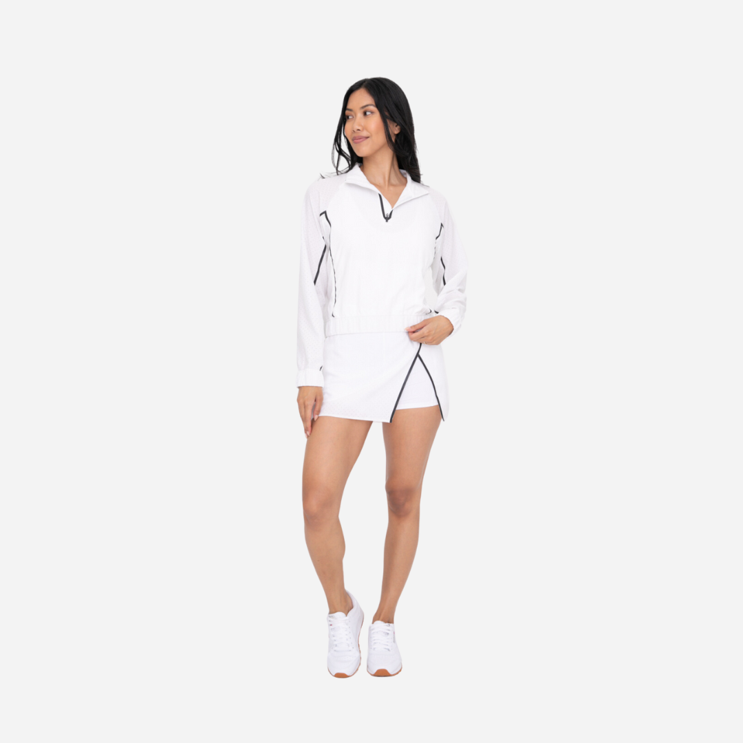 Sudadera Dama Mono-B White