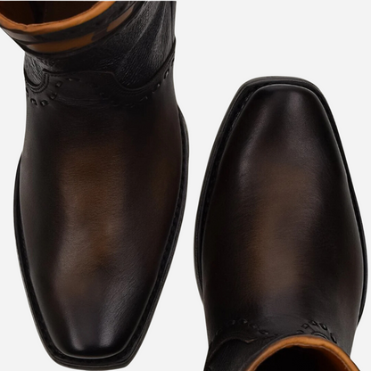 Bota Caballero Cuadra Negro