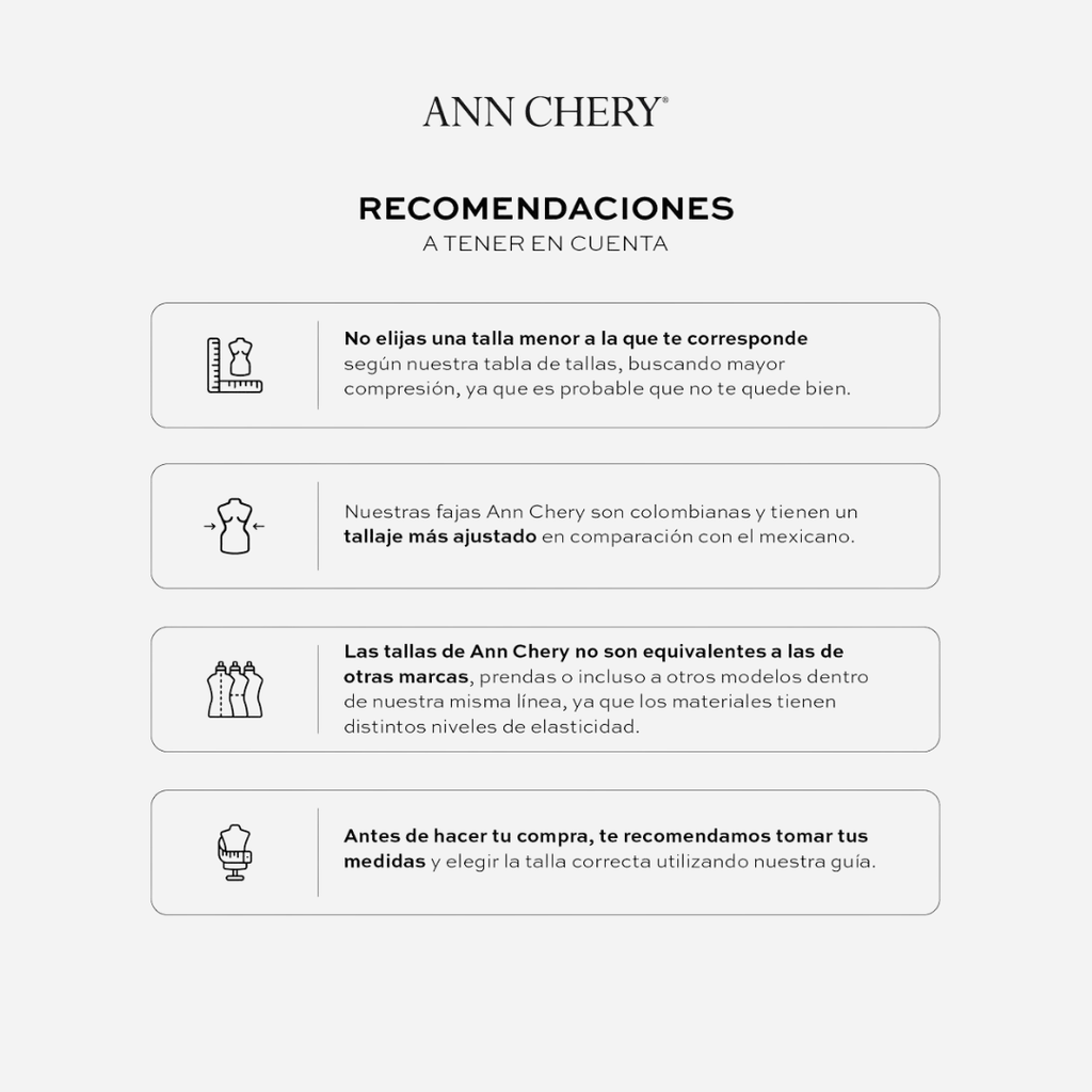 Faja Dama Ann Chery Short Black