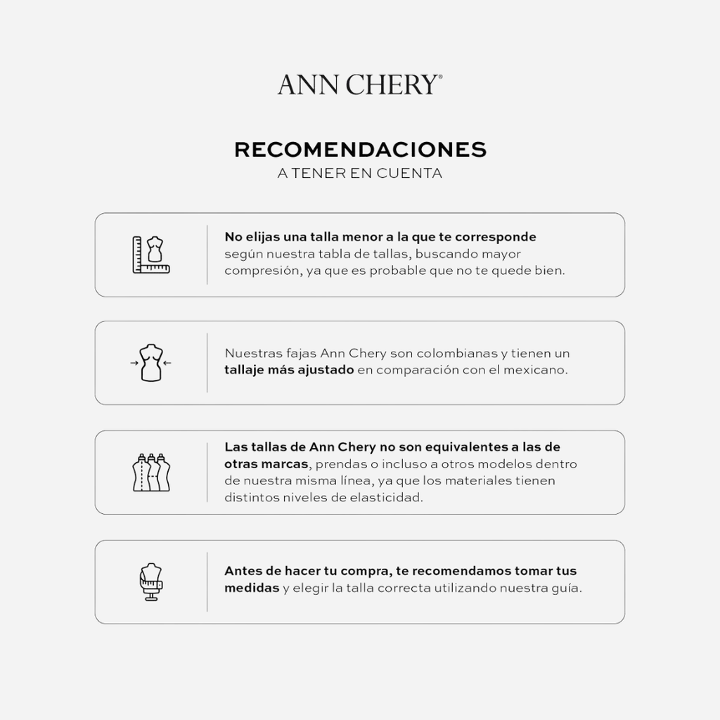 Faja Dama Ann Chery Black