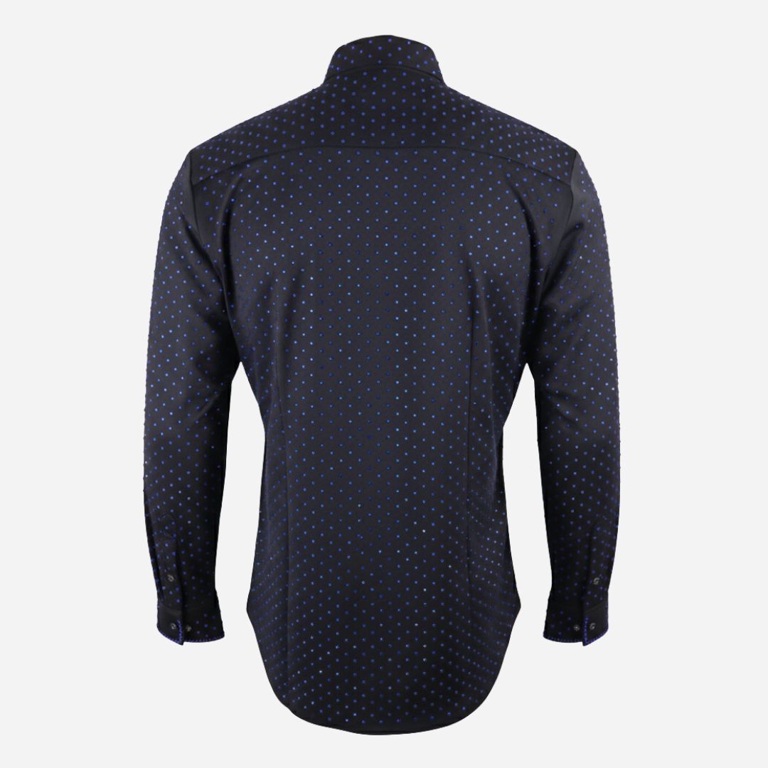 Camisa de Caballero Barocco Black-Royal