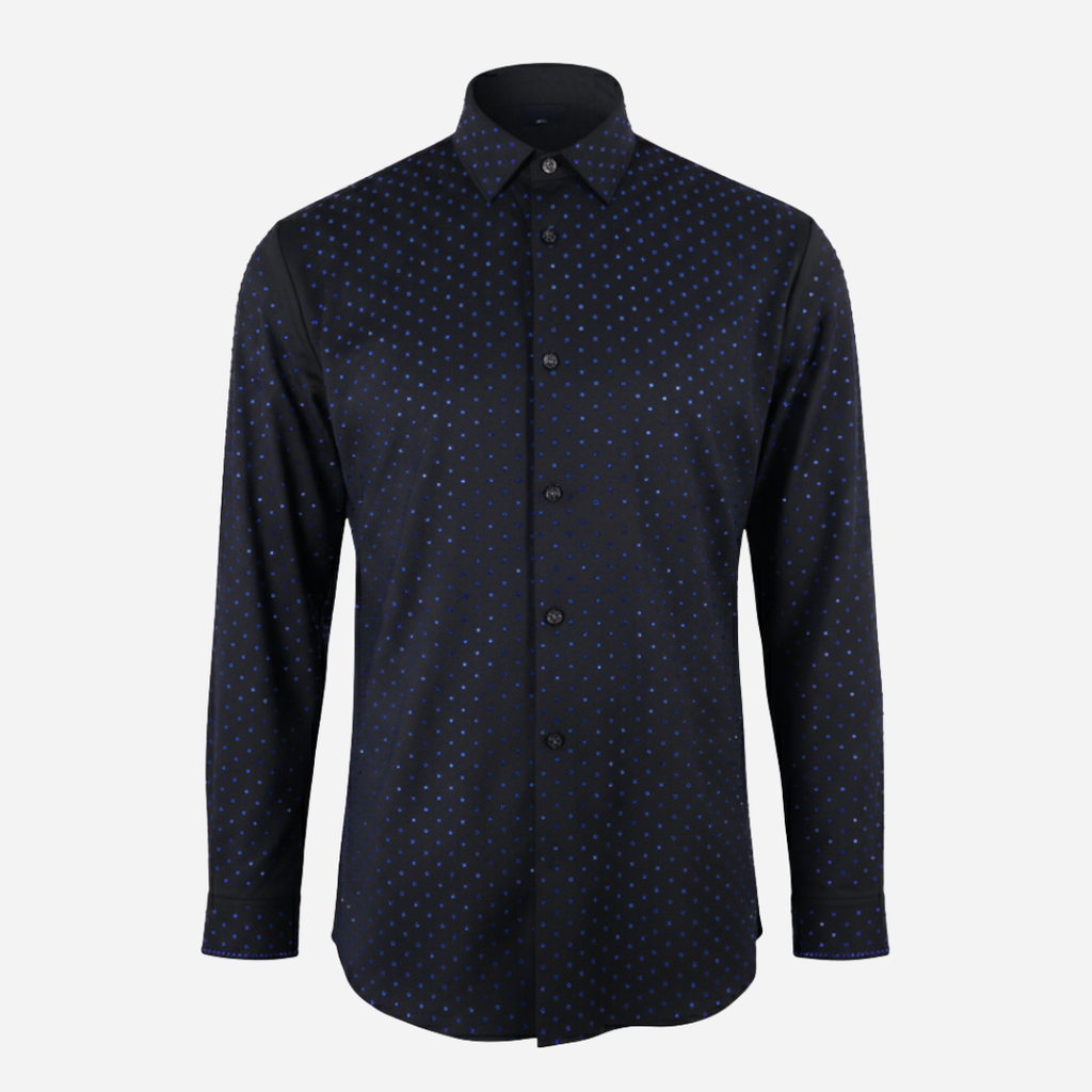 Camisa de Caballero Barocco Black-Royal
