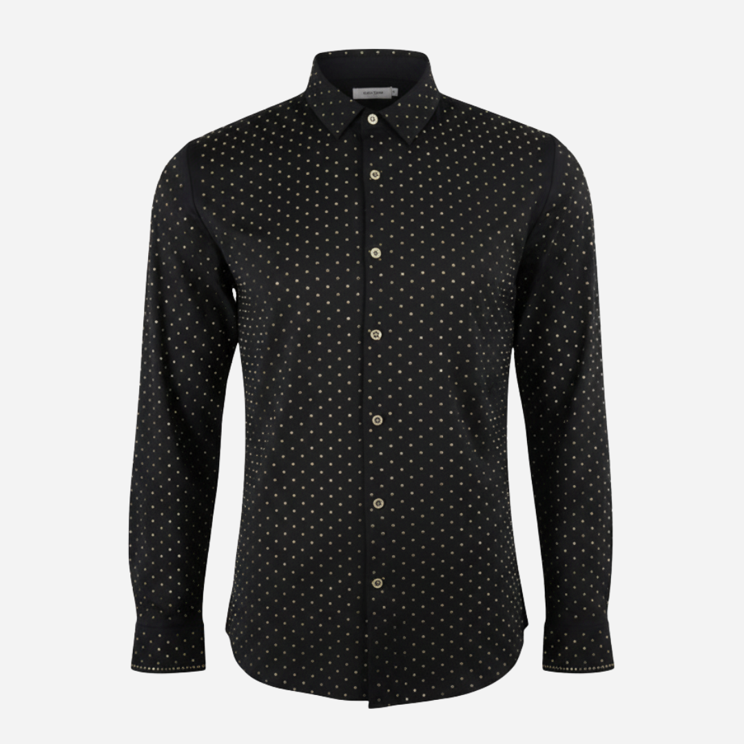 Camisa de Caballero Barocco Black-Gold