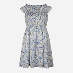 Vestido de Dama Emory-Park White-Blue-Multi