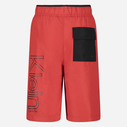 Short Niño Calvin-Klein Racing-Red