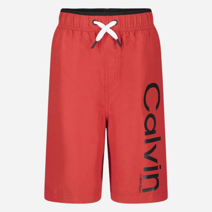 Short Niño Calvin-Klein Racing-Red