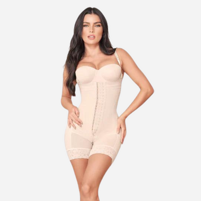 Faja Dama Ann-Chery Reloj De Arena Beige