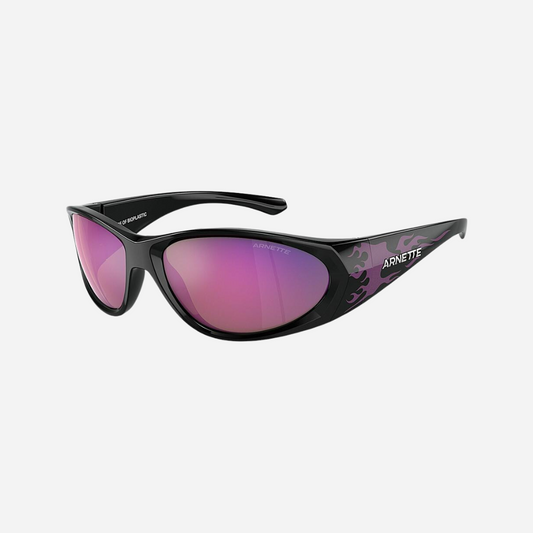 Lente Caballero Arnette Negro-Violeta