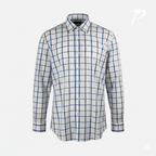 Camisa Caballero Fariani White Blue