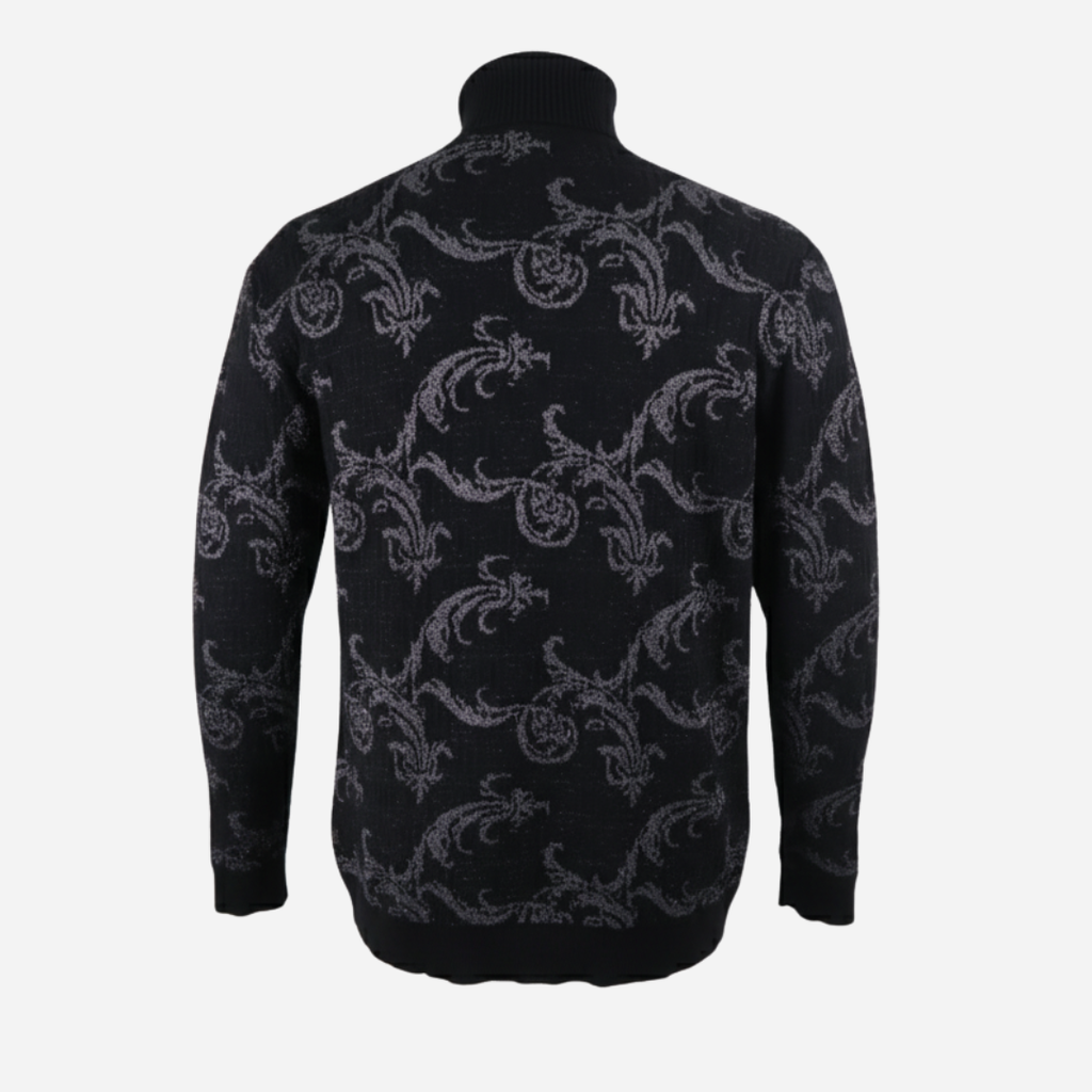 Sueter de Caballero Barabas Black-Silver