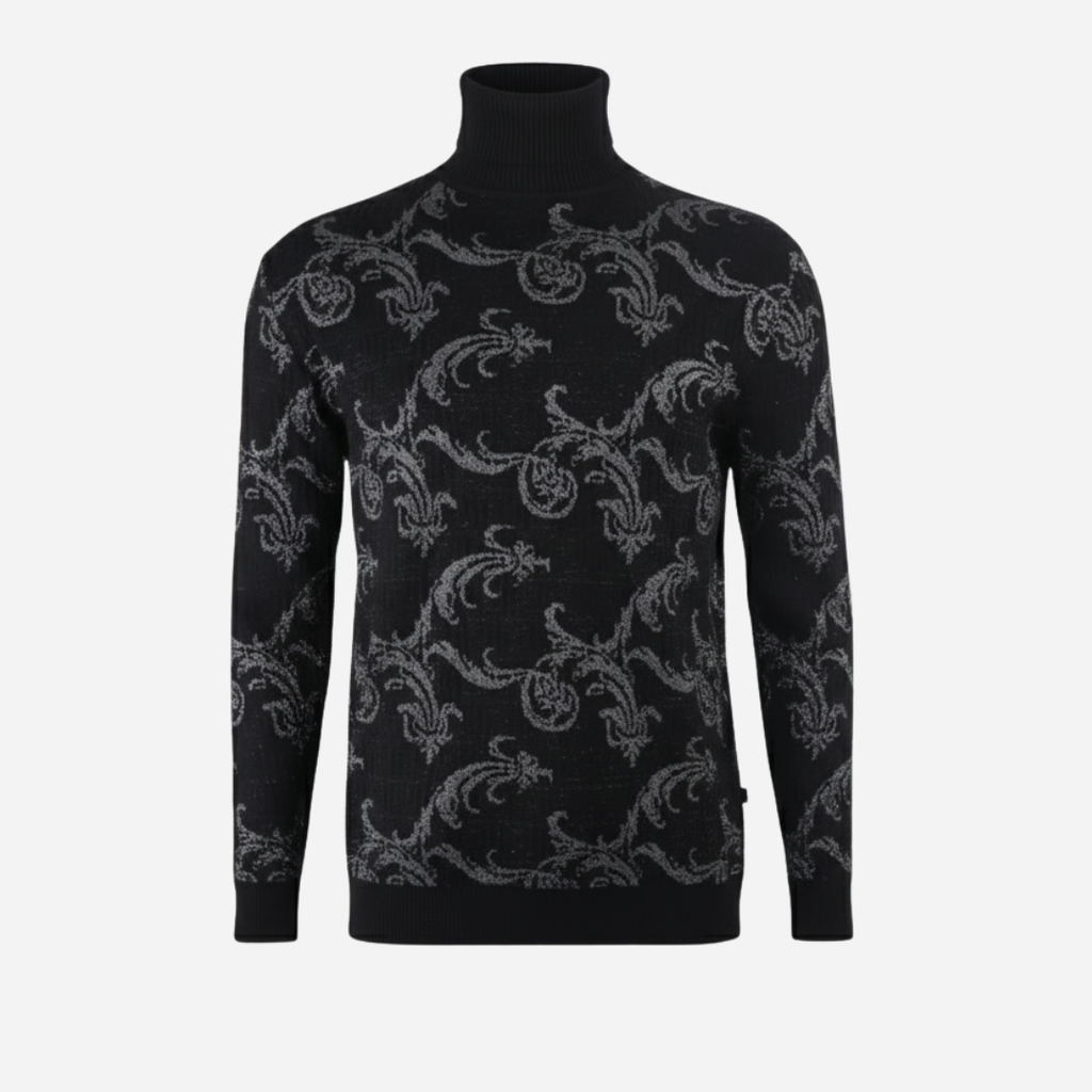 Sueter de Caballero Barabas Black-Silver