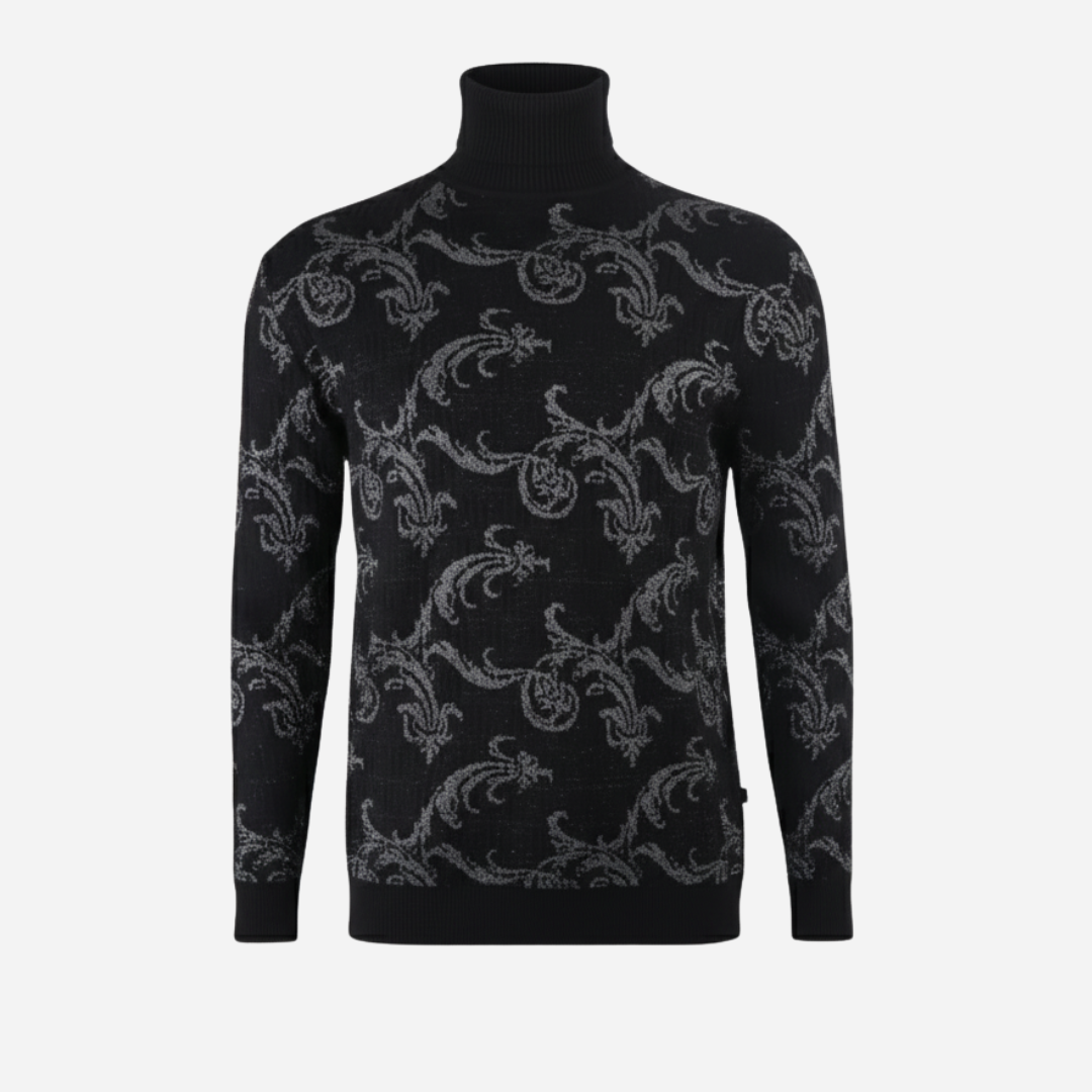 Sueter de Caballero Barabas Black-Silver