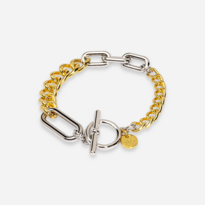 Brazalete Dama RHO Gold-Rhodium