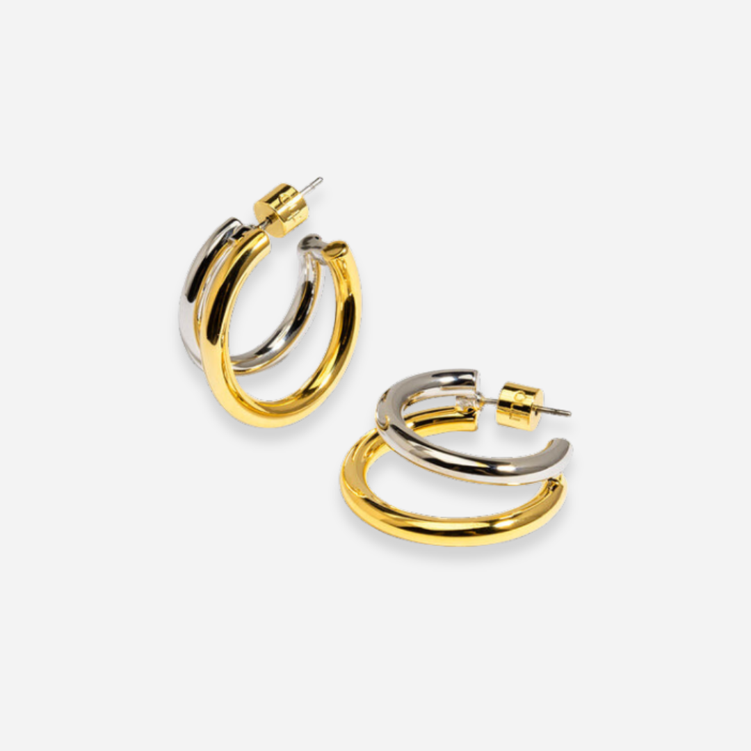 Aretes Dama RHO Gold-Rhodium